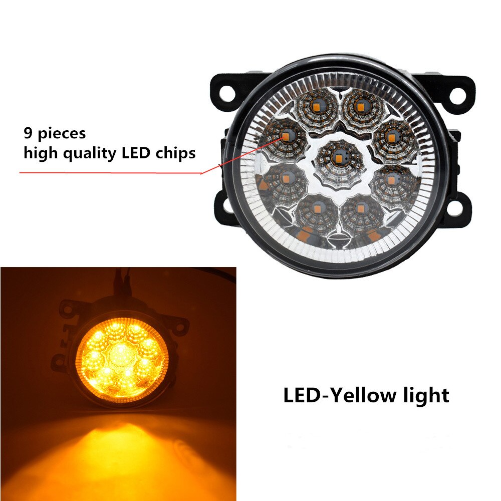 2 Stks/paar Led Mistlampen Voor Nissan Note E11 Mpv 2006 Voor Land Rover Discovery 4 LR4 Suv (La): LED-Yellow