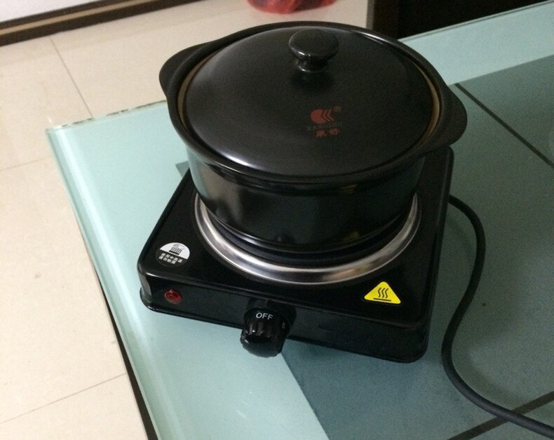 Multifunction Mini Electric Burner Coffee Heating Stove Furnace Pot Heater Warmer Milk Cooker Travel Mug Plate 1000W220V