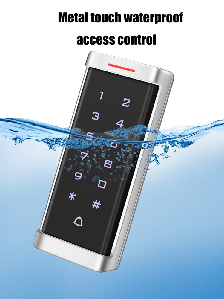 Backlight Access Control Touch Keypad 125Khz RFID Access Control Standalone Keypad Waterproof Wiegand 26 Output 2000 User