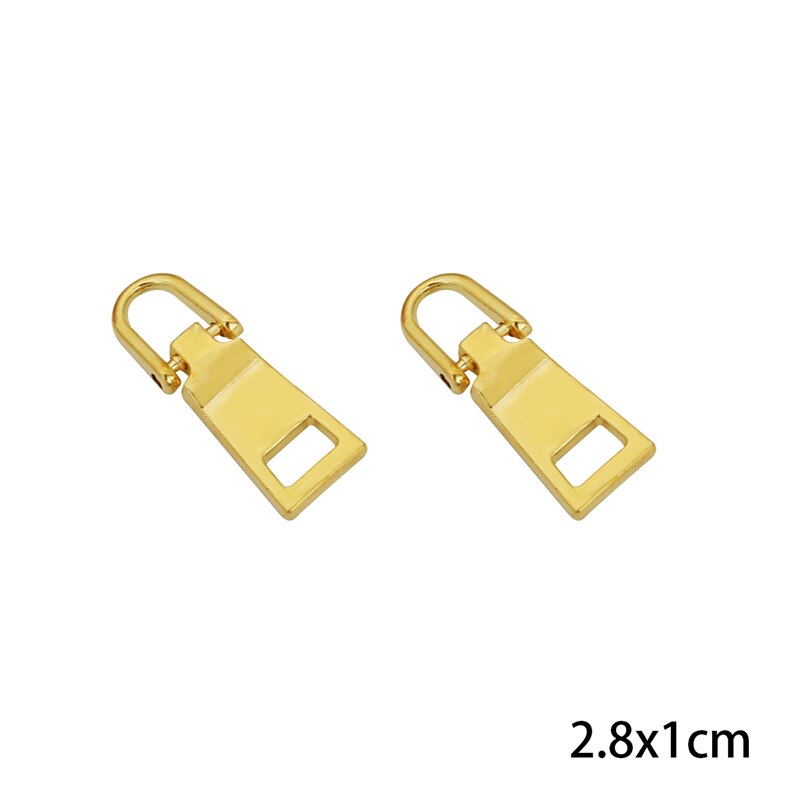 2Pc Detachable Metal Zipper Pullers for Zipper Sliders Head Zippers Repair for Backpack Coat Tab DIY Sewing Accessories: 01