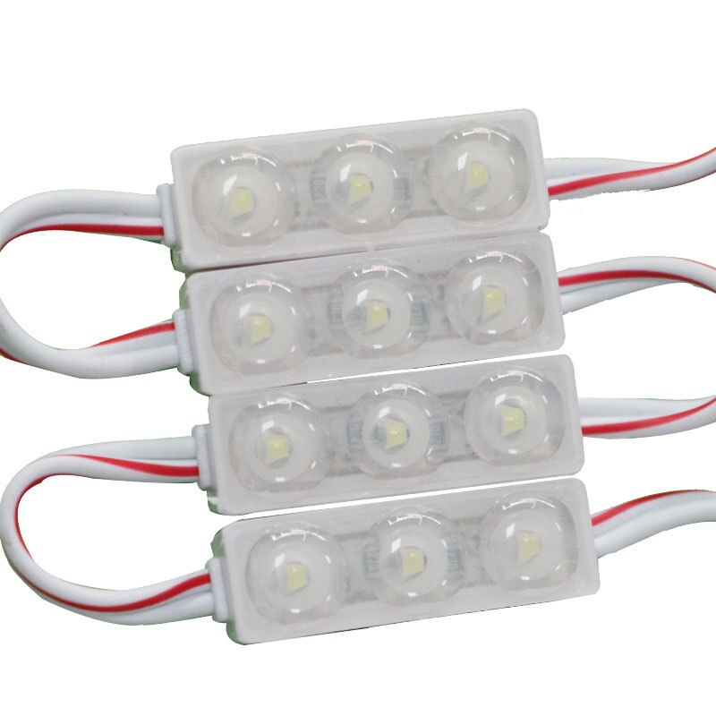 20PCS Mini Small Letter LED Module 2835 3LED Module 30mmx9mm with Lens Waterproof LED backlight module for Advertising Light box