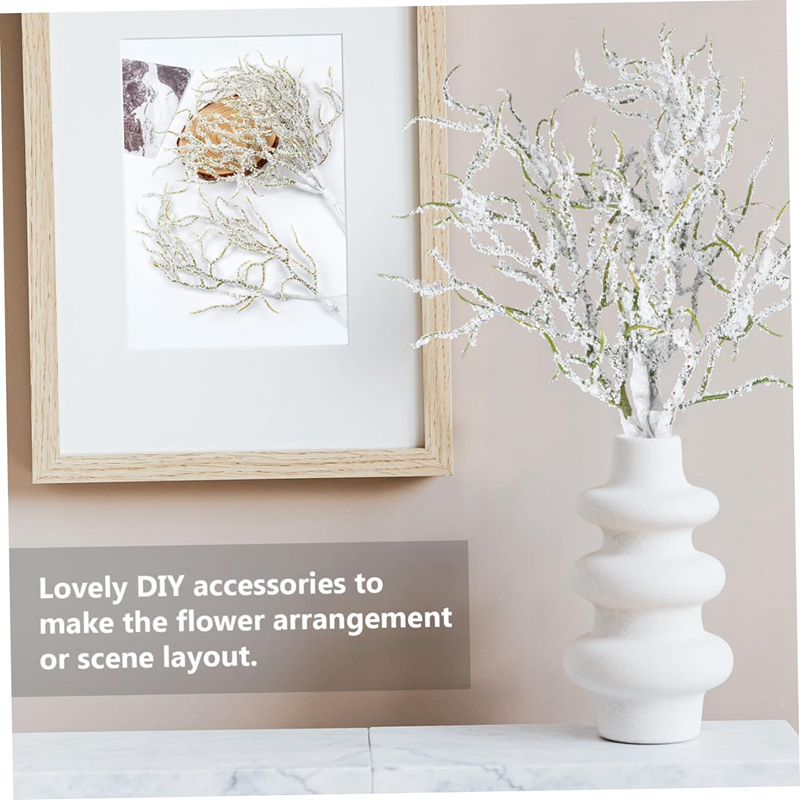 Kunstbloemen Bruiloft Bruid Met Boeket Thuis Vaas Festival Sfeer DIY Fotografie Decoratie Venus Rose