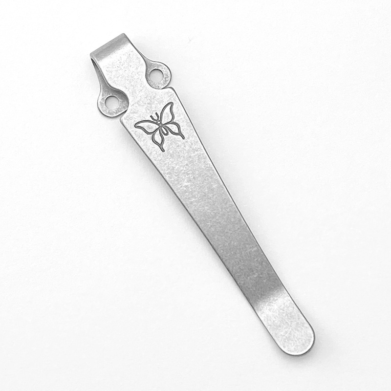 3 kleuren mes titanium diepe draagzakclip achterklem voor Benchmade Griptillian Bugout 535 940 Mini-Grip Emerson ProTech ZT: Zilver