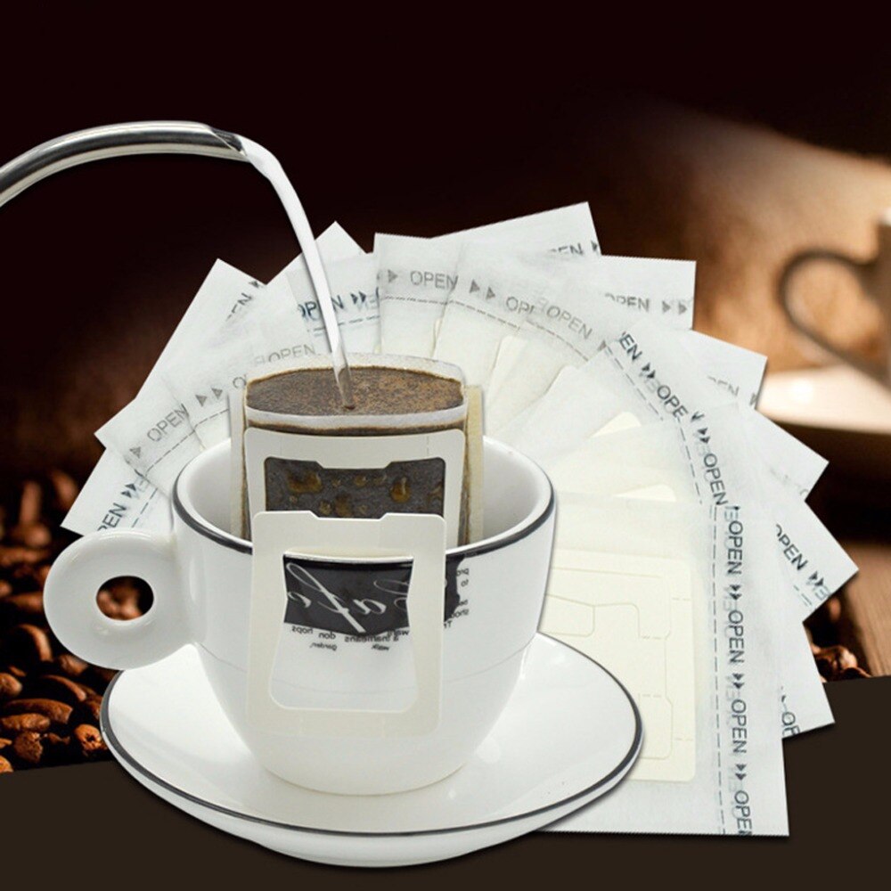 Ear Style Coffee Filter Paper Drip Net Bag Hanging... – Grandado
