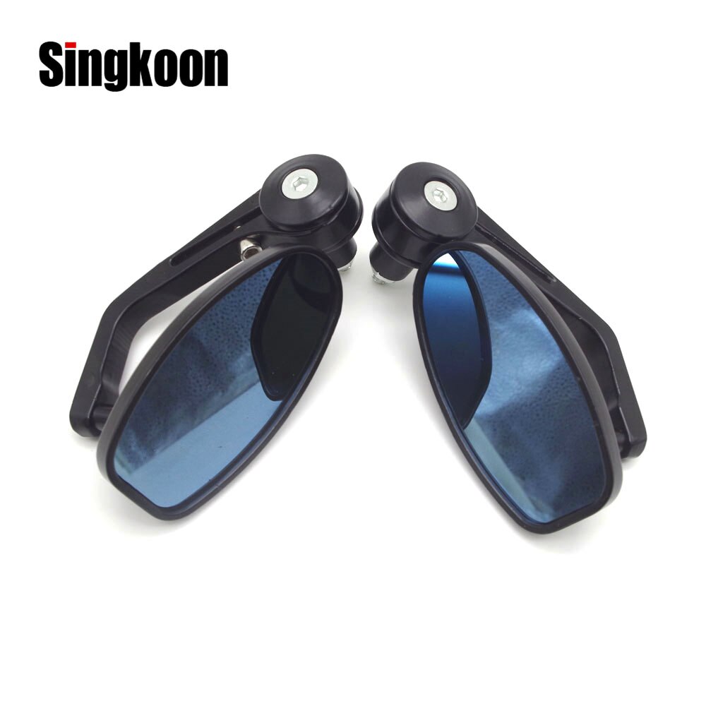 Accesorios universales para motos, espejos retrovisores laterales para motos, espejos retrovisores para triple velocidad triumph, kawasaki er6n