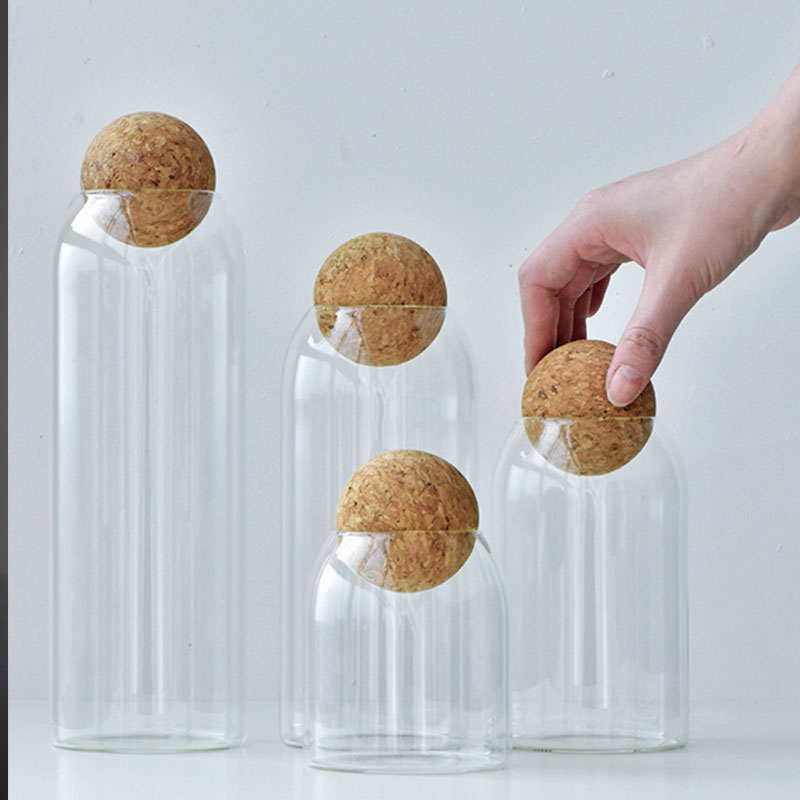 Multifunktion forseglet dåse køkken glas opbevaringstank forseglede dåser mad korn opbevaring beholder krukke te beholder værktøj