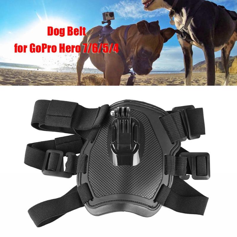 GoPro HERO 7 Camcorders Adjustable Dog Fetch Harness Chest Strap Mount ...