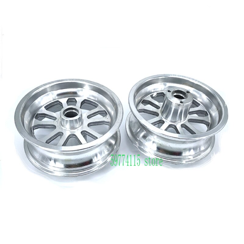 6,5 pulgadas llanta de rueda delantera 90/65-6,5/llanta para rueda trasera 110/50-6,5 sin de aluminio de cubo de rueda delantera de montaje de Scooter con eje