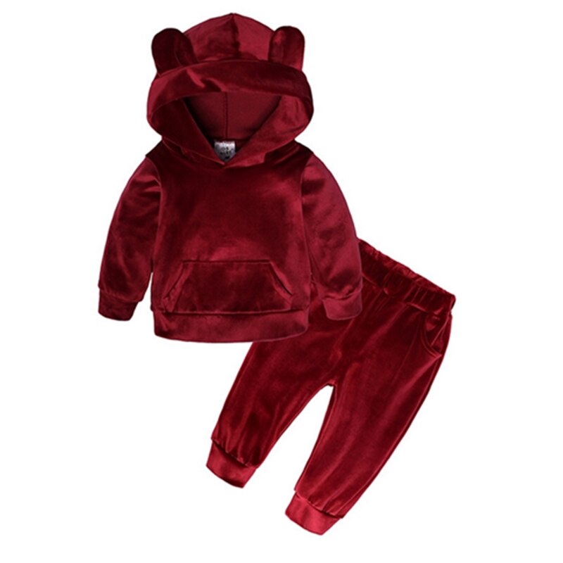 Kinderkleding Herfst Winter Peuter Meisjes Kleding Outfit Kids Kleding Pak Trainingspak Voor Jongens Kleding Sets 3 4 5 jaar: 18m