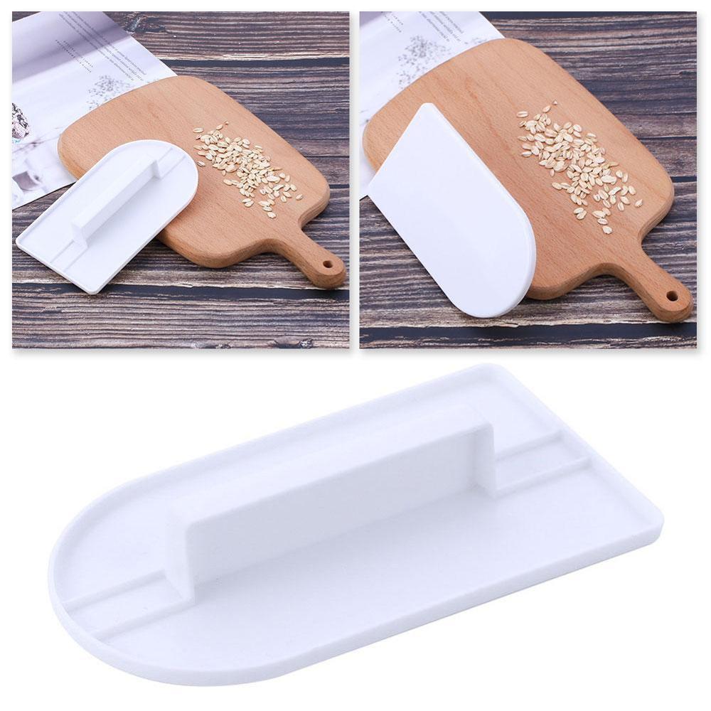 Weiß Haushalt Kuchen Glatter Polierer Werkzeuge Kuchen Dekorieren Backen Werkzeug Glatter Schimmel Küche Silikon Werkzeuge Fondant Zucker P2D2