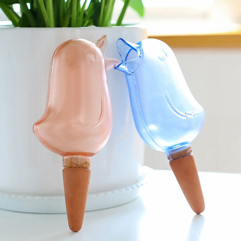 2 Bulbes D'Arrosage Auto En Forme D'Oiseau - Pour Plantes En Vacances
