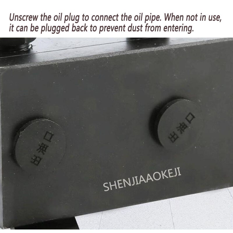 Hydraulic pump oil circuit control distribution valve Hydraulic high pressure two-way valve Oil circuit splitter 1pc