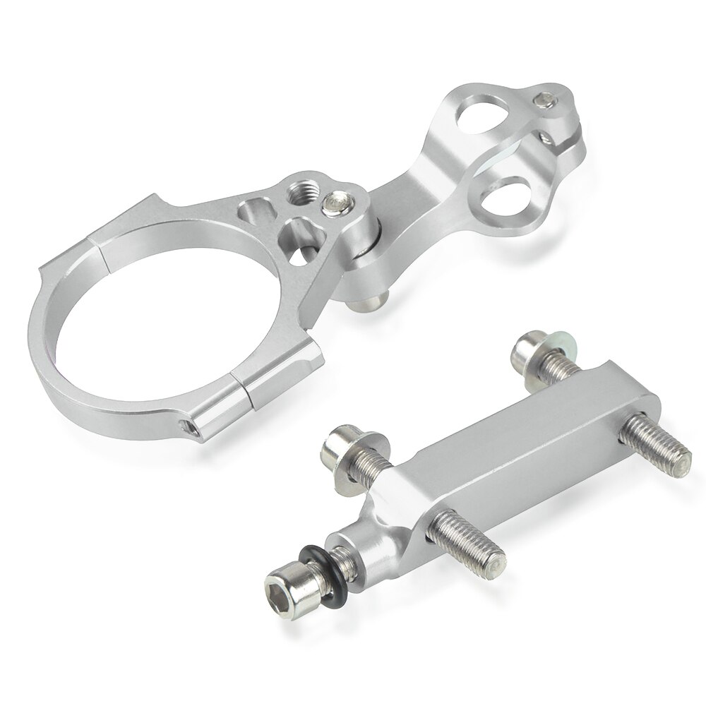 Pour Kawasaki Versys 650 Versys650 moto direction stabiliser amortisseur Support Support Kit de montage: Silver
