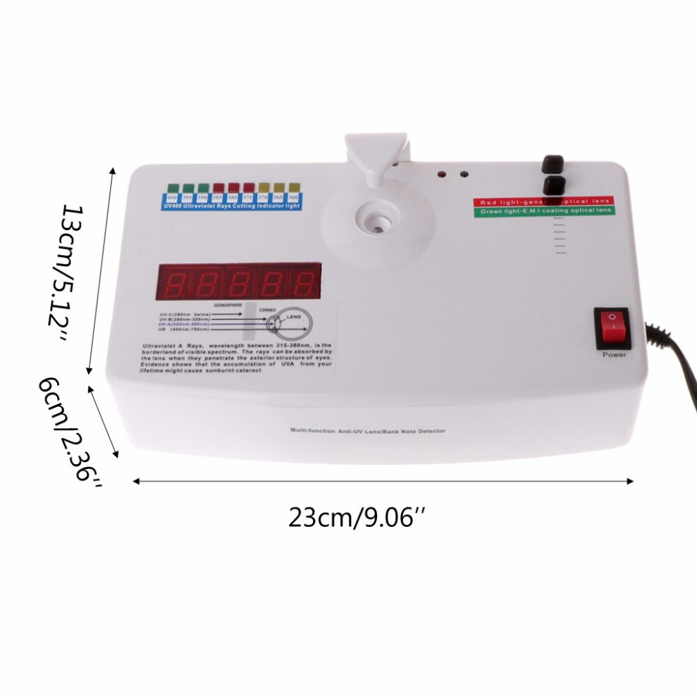 Optische Linse Anti-strahlung Uv-strahlen UV Tester Detektor Vermesser 13B 220V