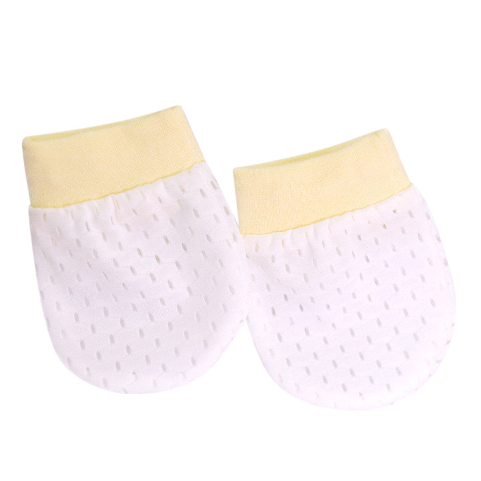 1 paio di guanti in cotone per neonato senza guanti per 0-6 mesi ragazzi ragazze sciarpa guanti guanti accessori per neonati graffio