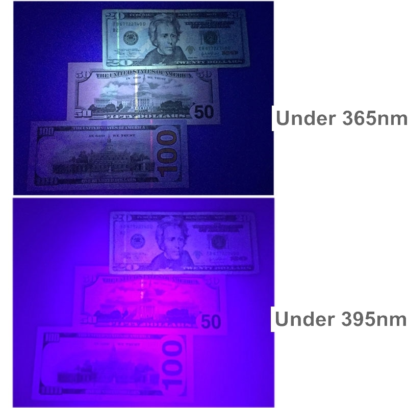 Topcom 365nm 395nm uv ledet ultrafiolett 5w penn lommelykt lommelykt lommelykt 365nm uv ultrafiolett pennlys identifisering,detektiv,lim