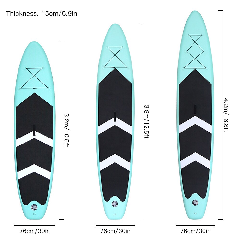 Inflatable Stand Up Paddle Board Surfboard with SUPs Carry Bag Inflatable SUPs Board Non-slip Deck Paddle Board Surfing Supplies