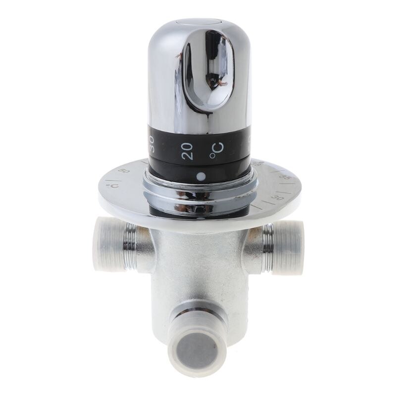 Brass Thermostatic Mixer Valve Water Temperature Control Valve for Bath Shower