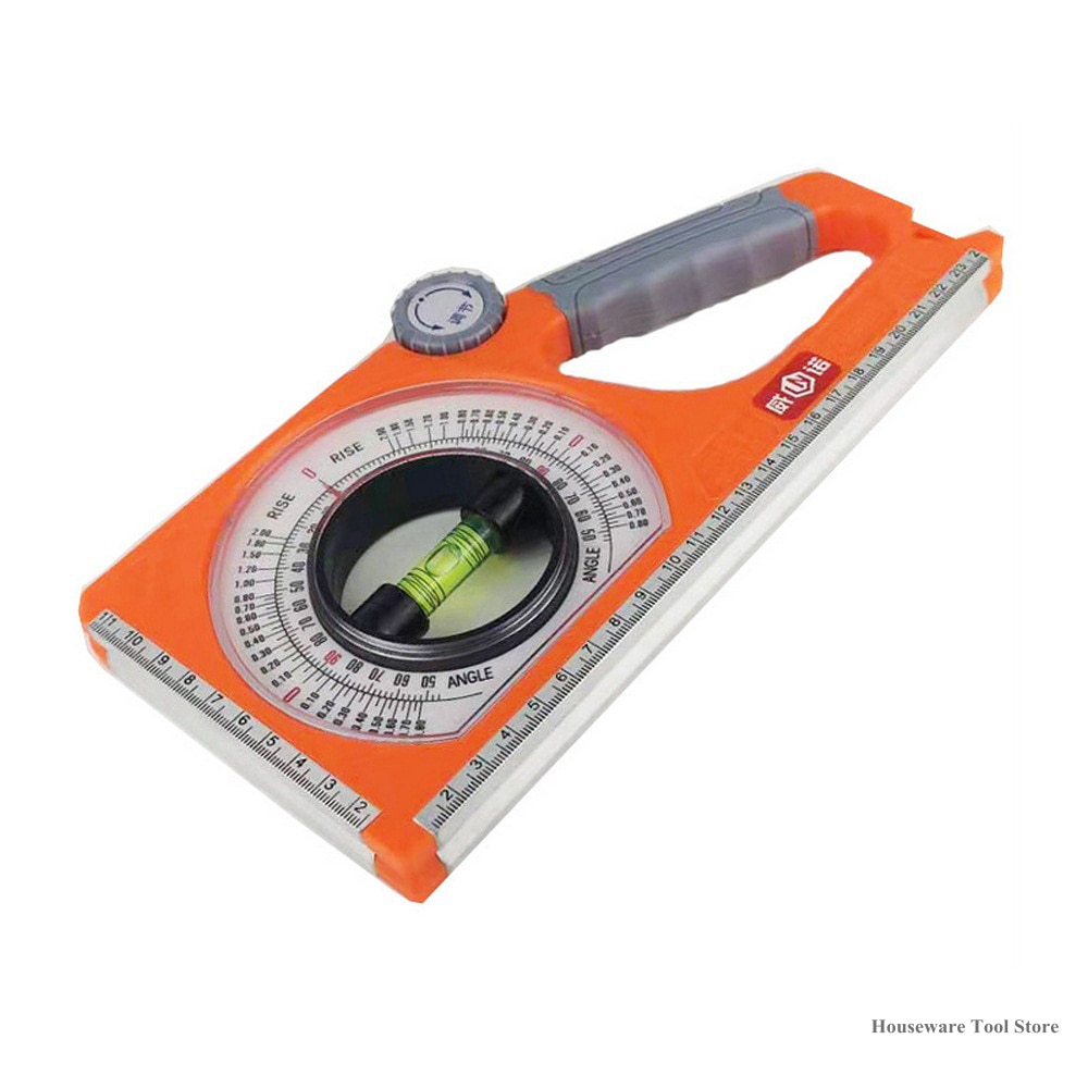 0-130 Degree Slope Measure Instruments Angle Ruler Multi-functional Bevel Protractor Magnetic ABS Angle Finder Slope Meter