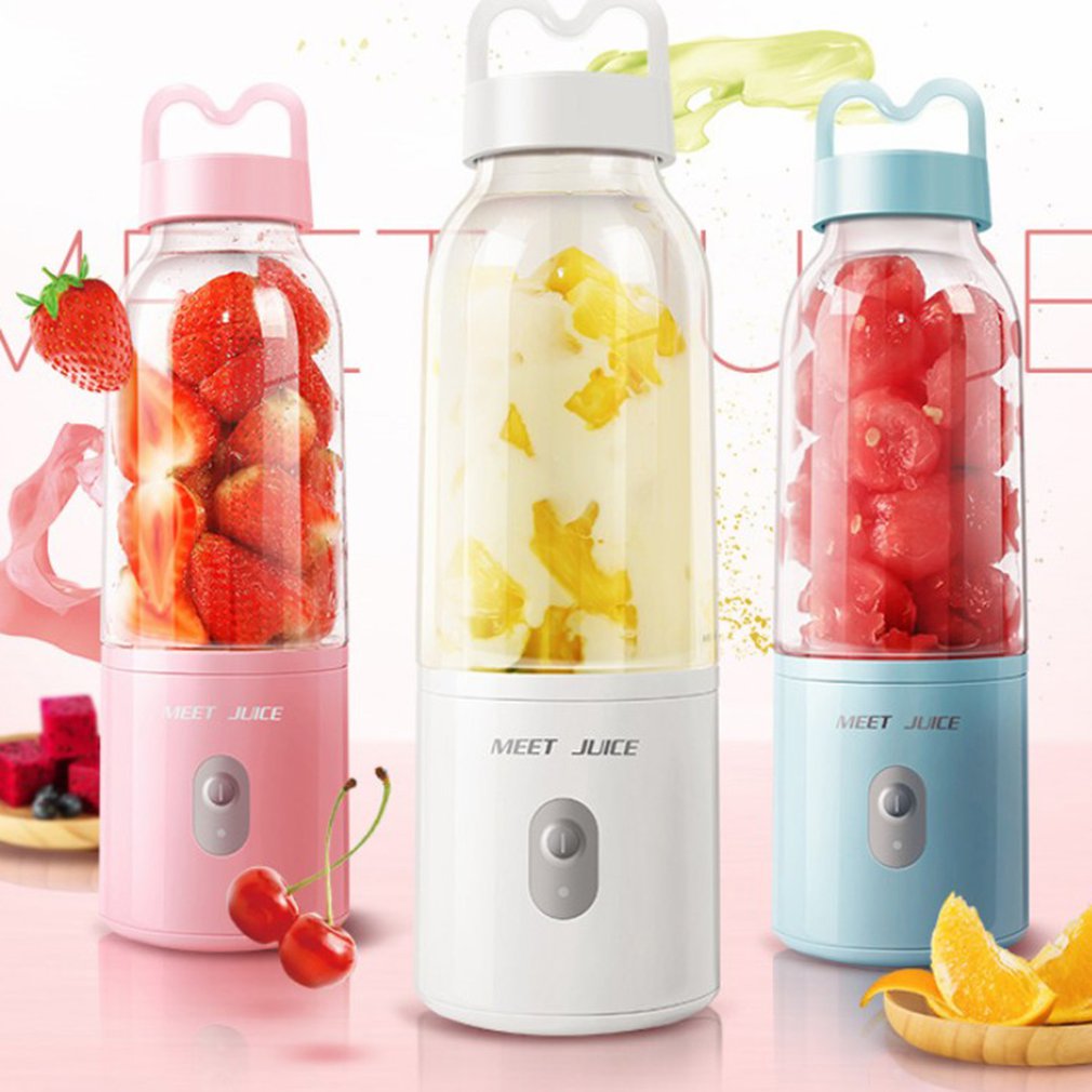 Draagbare oplaadbare / elektrische blender sapcentrifuge mixer blenders fruitpers voedsel usb maker snelle sapblender