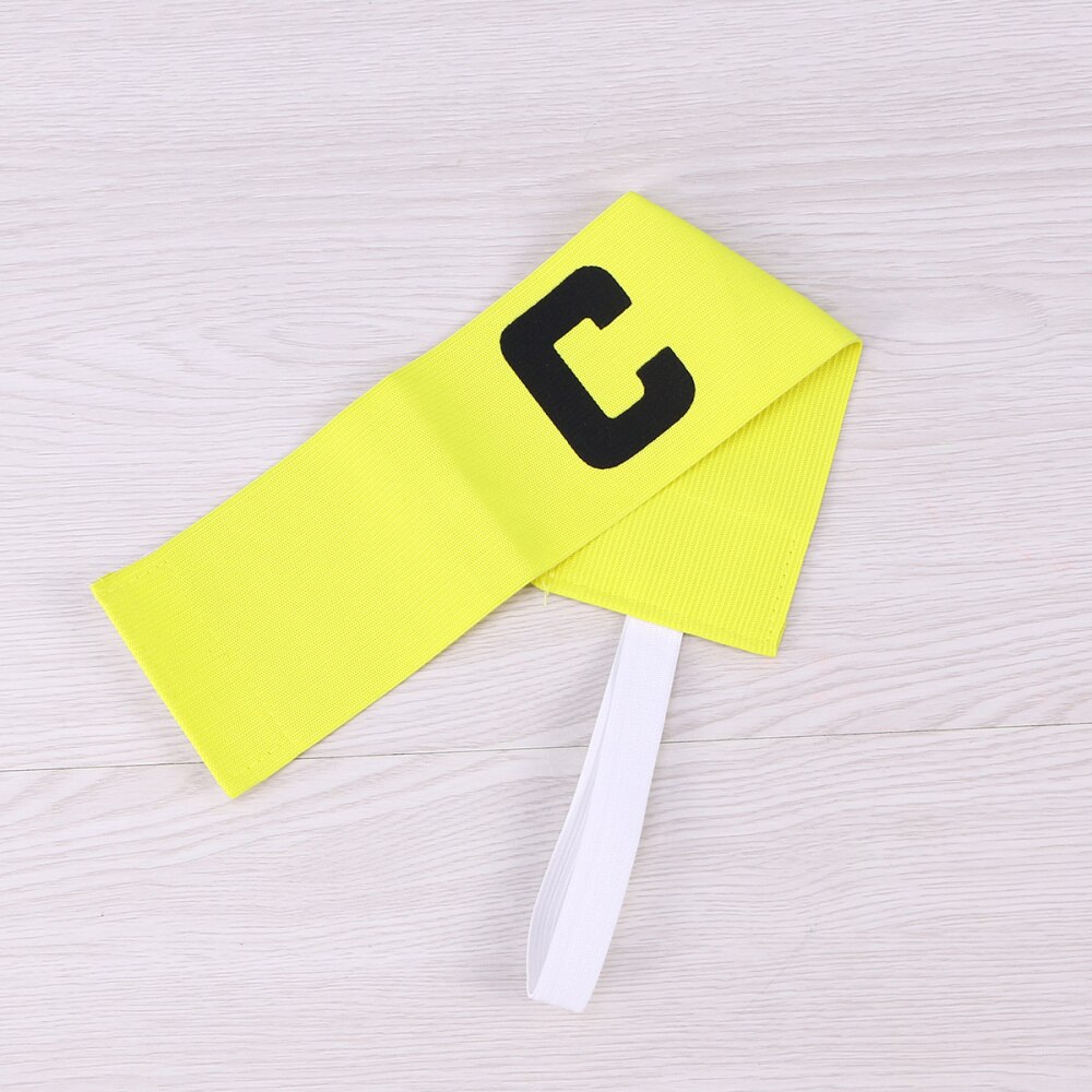 Football Soccer Captain Armband Adjustable Soccer Rugby Basketball Player Bands (Black): Yellow