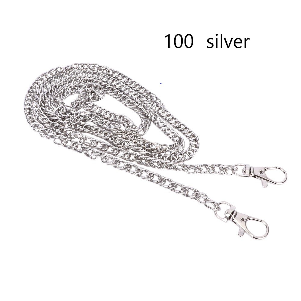 Purse Handbags Shoulder Strap Chain Bags Replacement Handle: 100	silver