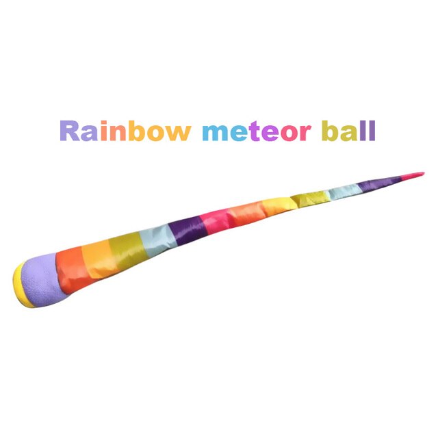 Hand Werfen Band Regenbogen Meteor Ball Sandsäcke Sitzsack freundlicher Spiele Ich bin Freien freundlicher Spielzeug Jungen Mädchen Jahre Enfantsports Spielzeug: A