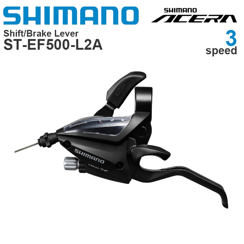 SHIMANO ACERA T3000 EF500-L2A 3v- EZ FIRE PLUS - Shift/Brake Lever - 2-finger lever size - 3x Front Speeds Original parts