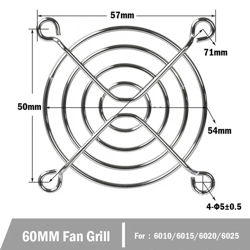 10PCS Cooling Fan Guard Metal Grill Computer Fan Grill Cover 30mm 40mm 50mm 60mm 70mm 80mm 90mm 120mm 135mm 140mm 170mm 200mm: Yellow