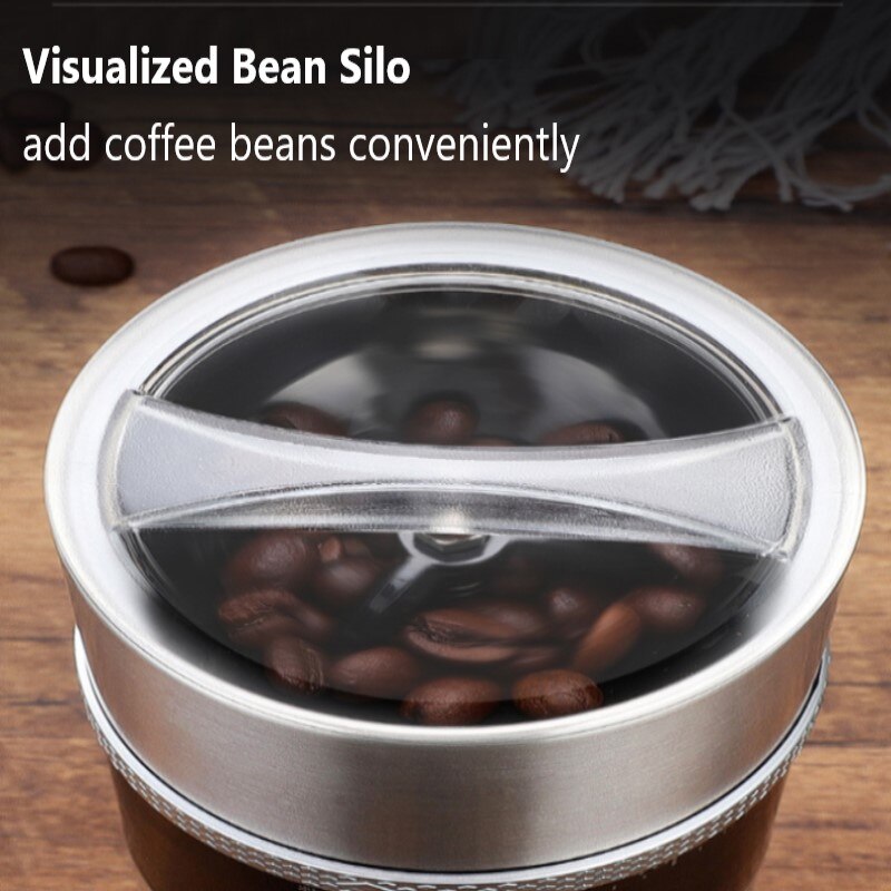 Stainless Steel Coffee Grinder USB Rechargeable Electric Coffee Cup Ffice Home Automatic Coffee Machine Kitchen Coffe Grinder