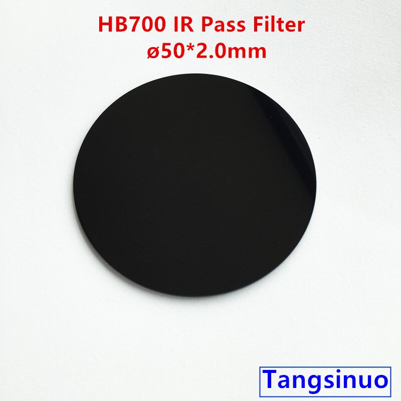 50*2.0mm 700nm IR Infrared pass filter HB700 RG695 Optical glass