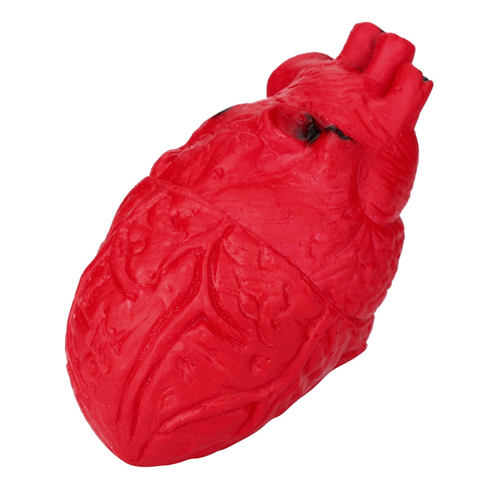 Kid Squishy Novelty Silicone Stress Ball Scary Organ Heart Squeeze Toy Stress Reliever Toy Slow Rising Squeeze Decompression Toy