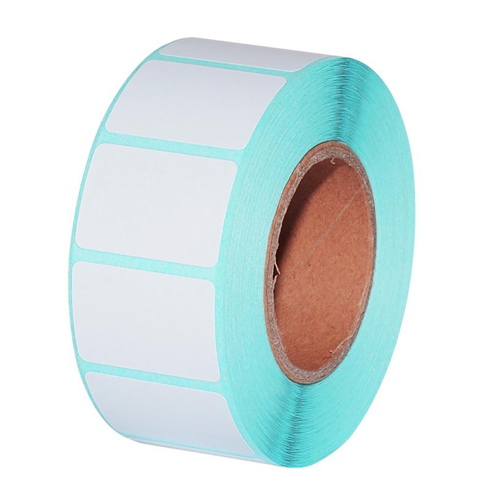 1000pcs/Roll Adhesive Thermal Label Sticker Paper Supermarket Price Blank Label Direct Print Waterproof Print Supplies