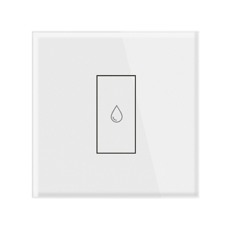 TUYA 20A interruptor calentador de agua Wifi inteligente interruptor de pared táctil Panel de vidrio templado momento Control remoto funciona con Google: Default Title
