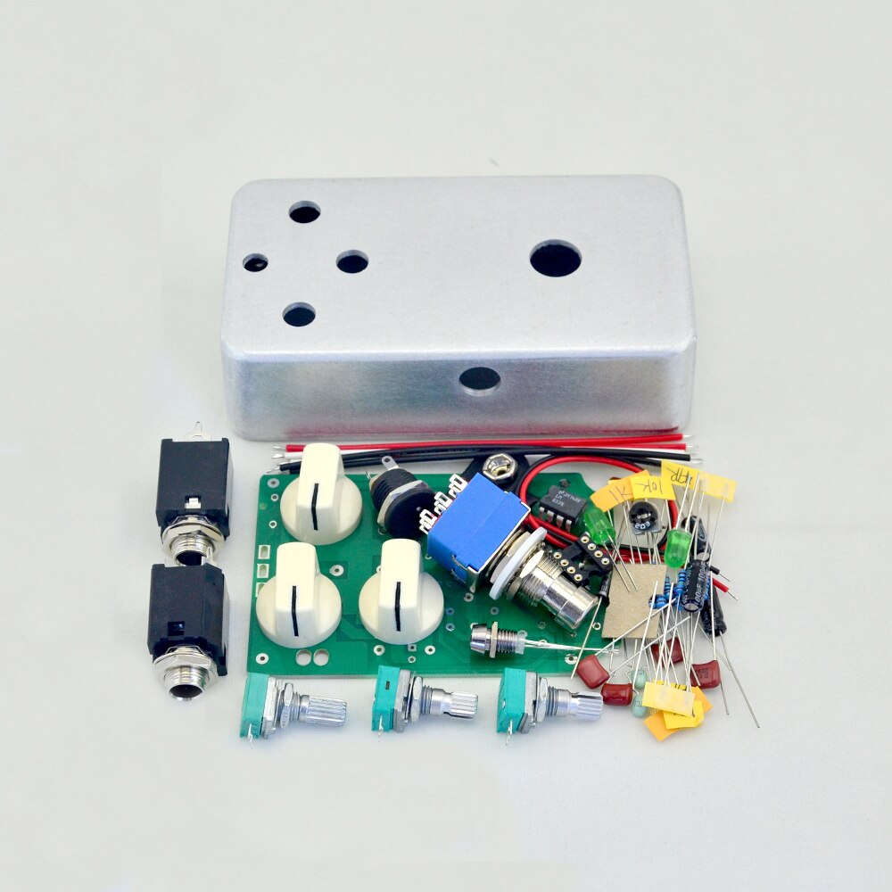 DIY Overdrive/retardo/pelusa/Boost/distorsión/Tremolo/Compresson Pedal de efectos de guitarra kit de Bypass verdadero Kits: LT-DS-G02