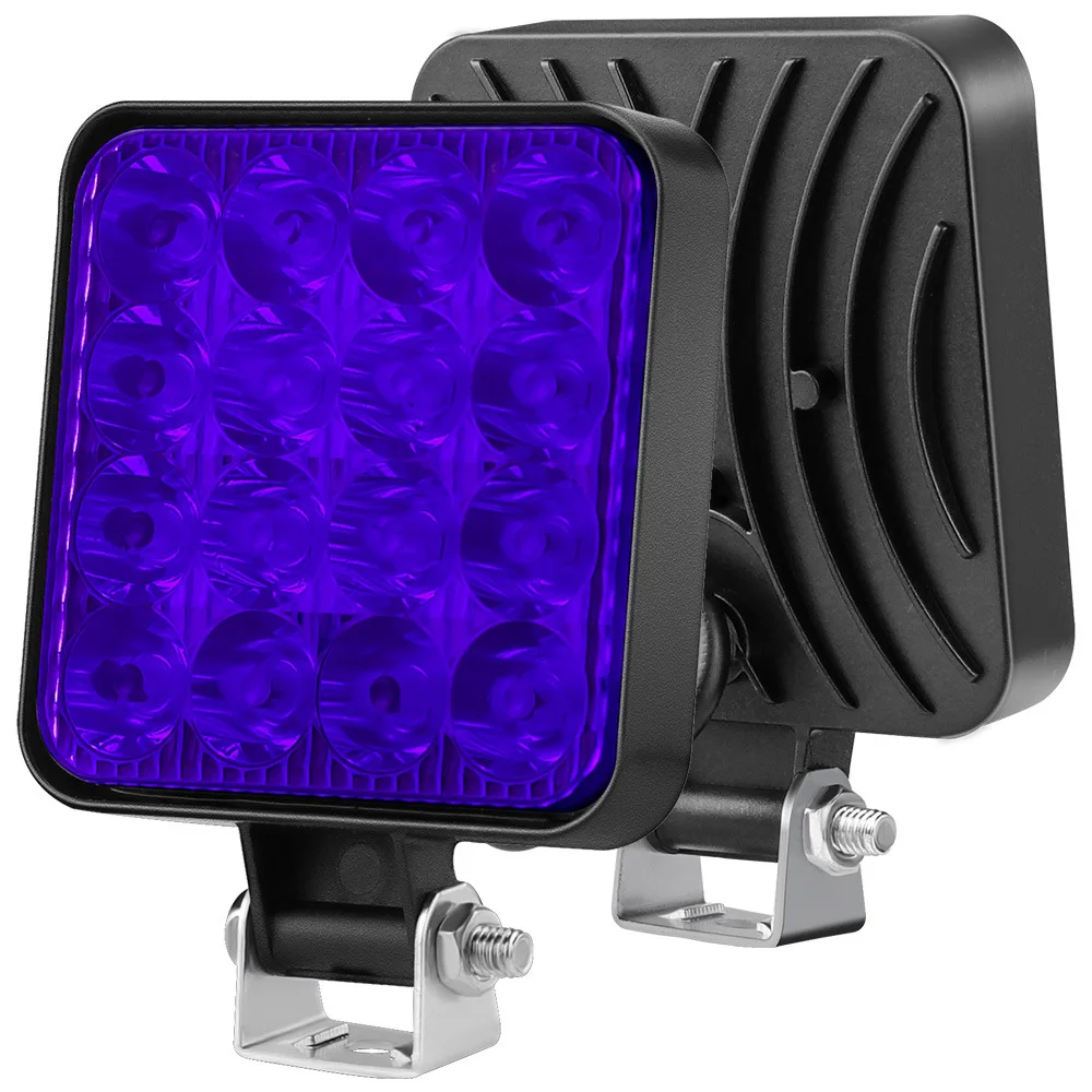 48w 16 . led højintensitets støvtæt arbejdslygte spotlight lastbil offroad traktor  ip65 stk. vandtæt 1200lm 12v 24v led arbejdslygte: Multi