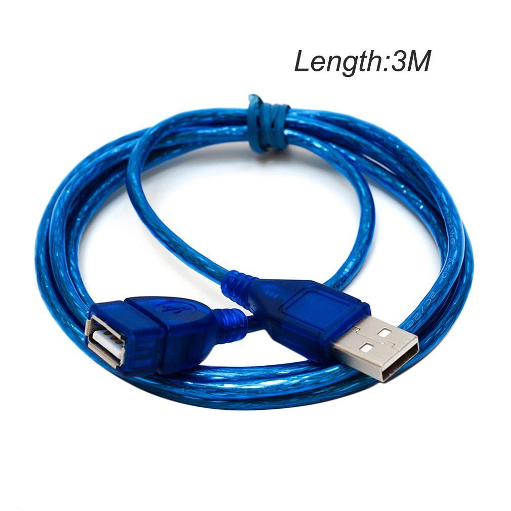 JINCHI 1M/1.5M/2M Super Long USB 2.0 Male To Female Extension Cable High Speed USB Extension Data Transfer Sync Cable For PC