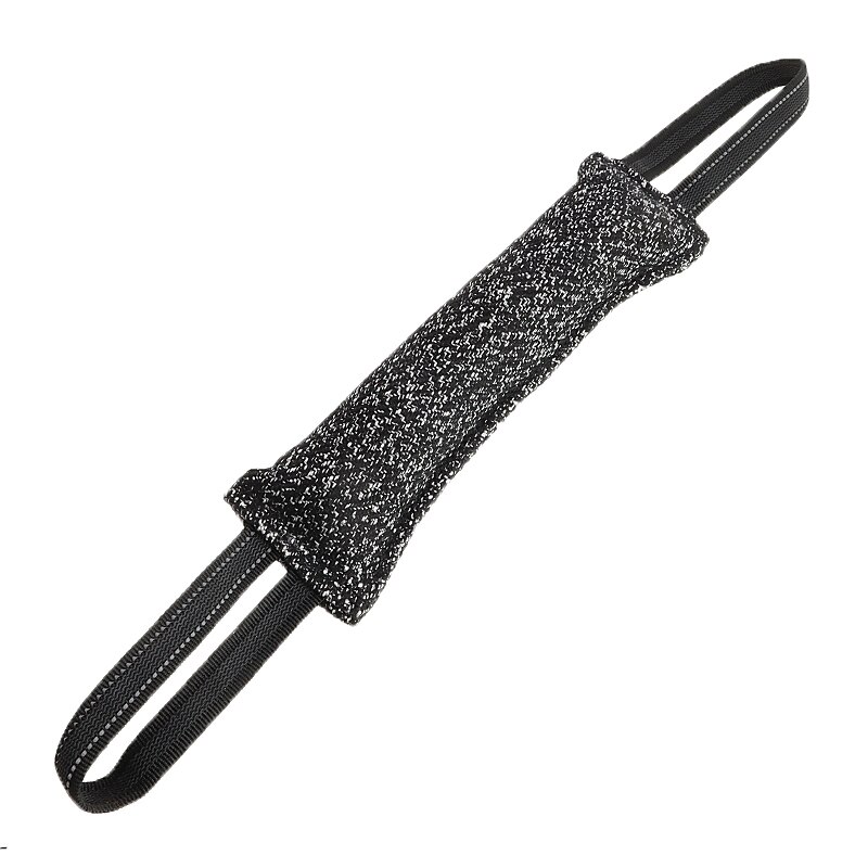1pc Durable Dog Bite Arm Protection Sleeves Sleeve Pet Bite Tug Stick Toy 2 Rope Training Supplies Outdoor Home: Black Bite Tug