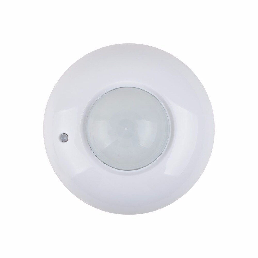 360 Degree PIR Motion Movement Sensor Switch SK037 220-240V 1200W Time and LUX Adjustable Light Switch for LED Lights White
