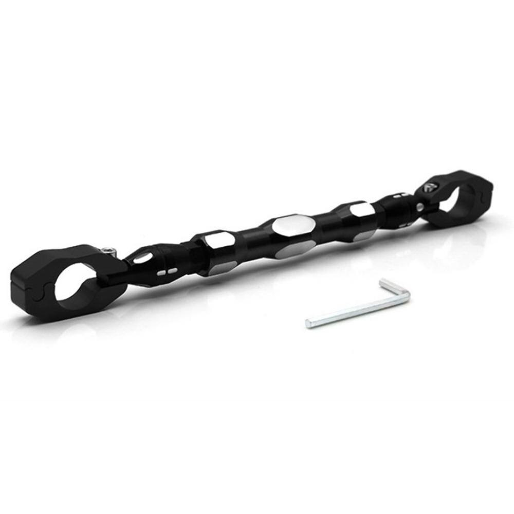 Motorcycle Reinforced Bar Modified Accessories Handlebar Reinforcement Bar CNC Off-road Vehicle Balance Bar: Black