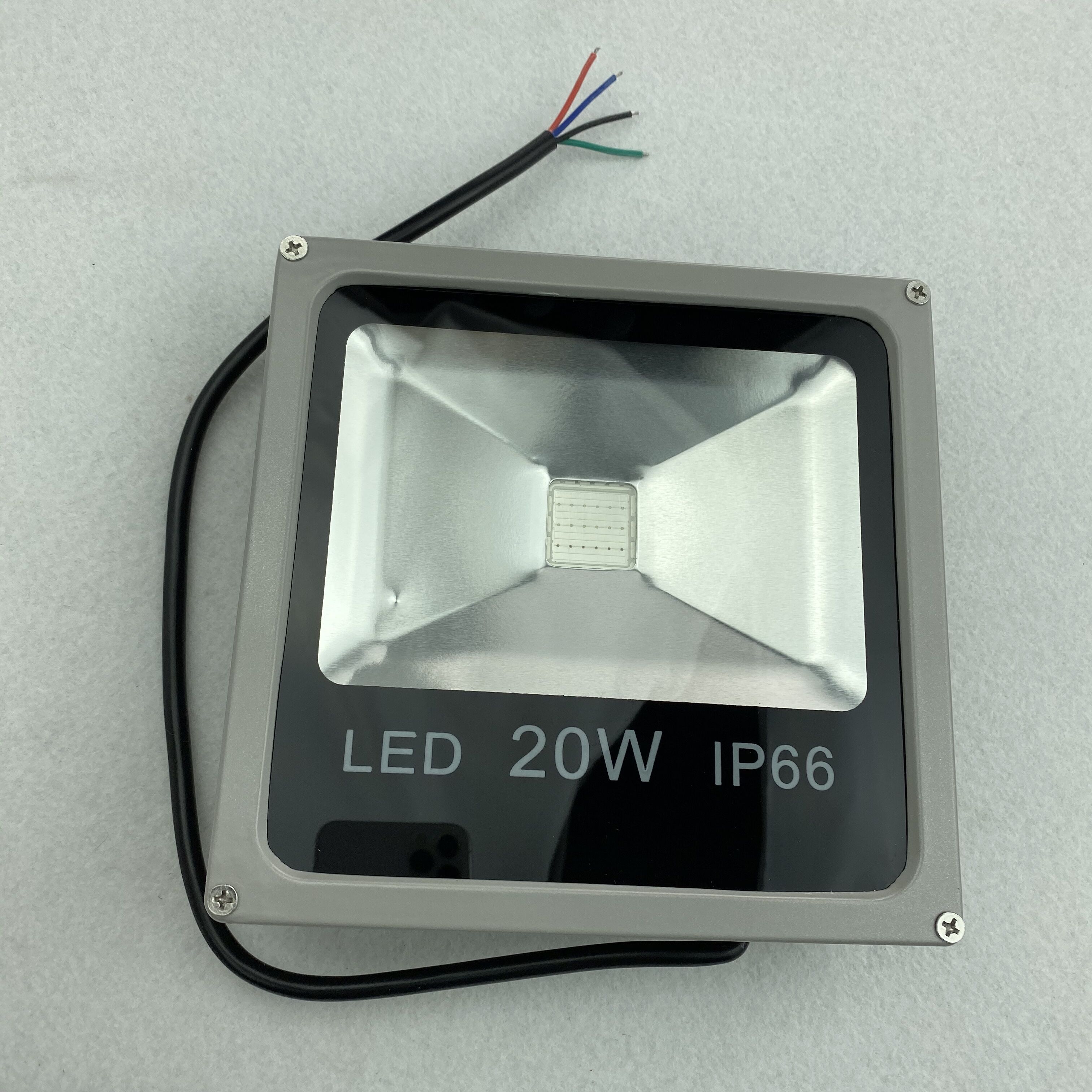 20W RGB domme LED COB schijnwerper; DC24V ingang; met 4 draad PWM driver binnen; normale rgb licht