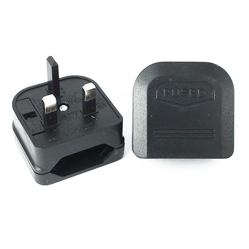 1Pc Europese Euro Eu 2 Pin Naar Uk 3Pin Stopcontact Travel Plug Adapter Converter Nieuw