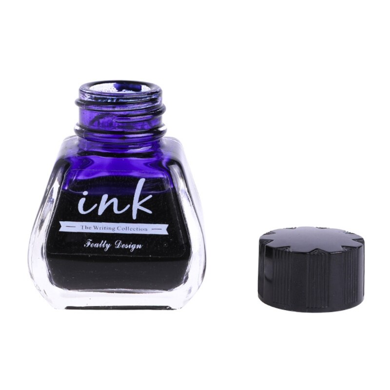 1 Bottle Pure Colorful 30ml Fountain Pen Ink Non-carbon Refilling Inks Stationery School Office Supplies: 10