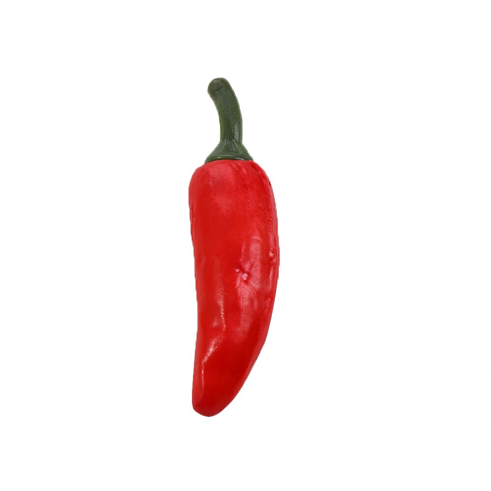 10 Pcs Artificial Simulation Chili Pepper Plants Decor Mini Plastic Fruit Vegetables Craft For Festive Party Home Decoration