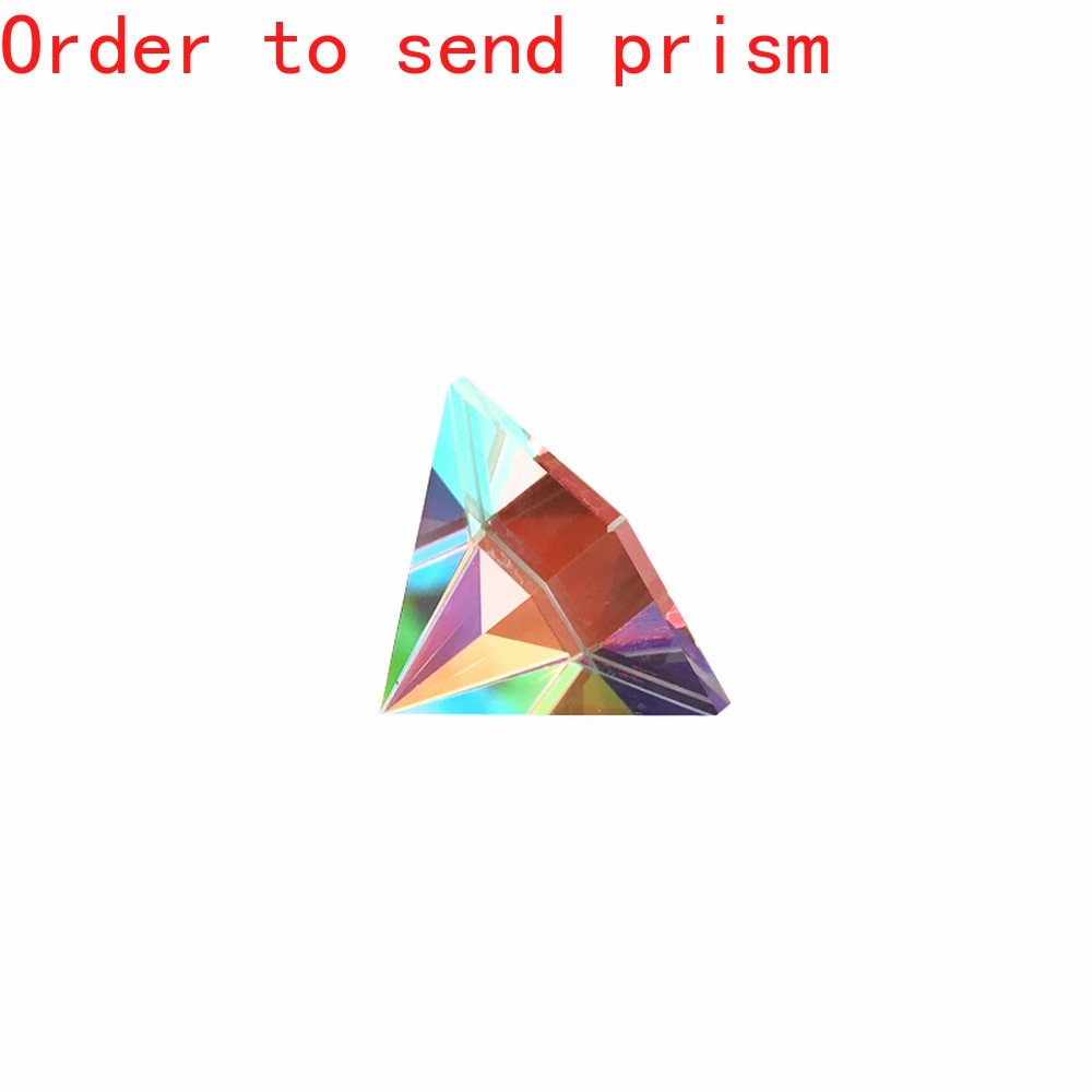 Pyramide lys optisk glas prisme terning