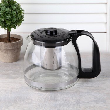 Czajnik podgrzewany pojemnik dzbanek na herbatę z szkło odporne na ciepło czajniczek dobry przezroczysty czajnik kwadratowy filtr