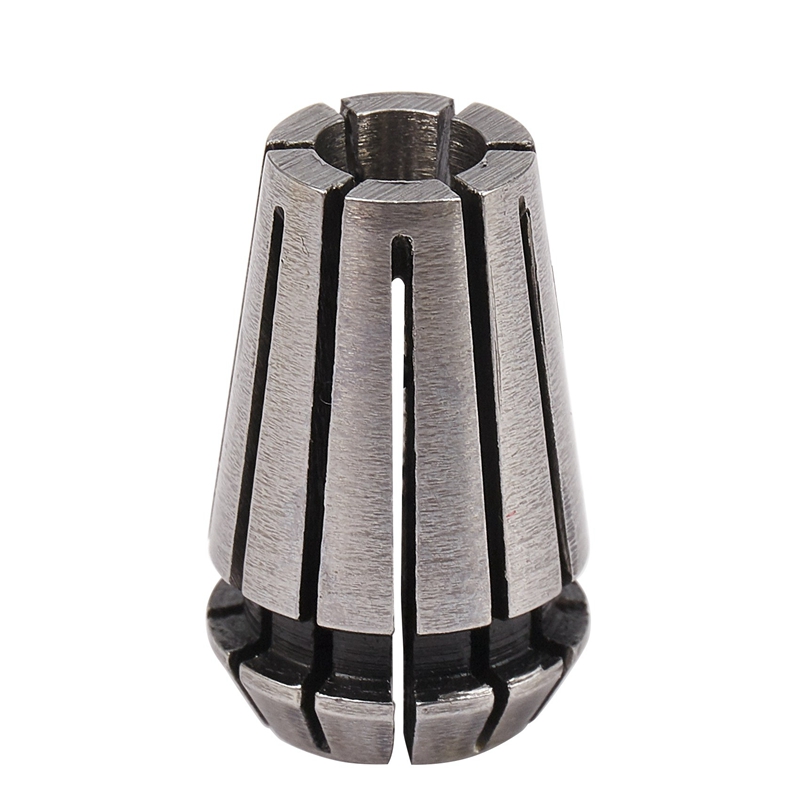 7Pcs 1-7Mm ER11 Collet Chuck Tool Bits Holder Spring Collet With 10Pcs Pcb Milling Cutter 1Mm Fish Tail Milling Cutter