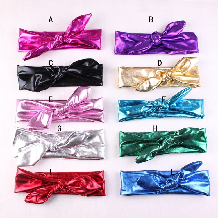Baby Headband Girls Rabbit Baby Bows Ear Hairband Turban Knot Tie Head Wraps Gd Baby Hair Accessories Bandeau BABYs Fille