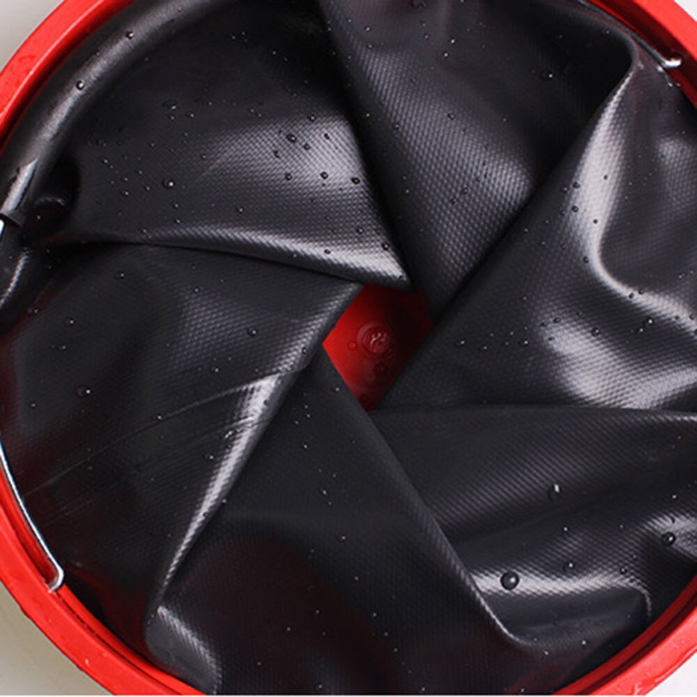 Portable Folding Bucket Car Cleaning Bucket Outdoor Camping Fishing Water Bucket Car Storage Container Washing Tools