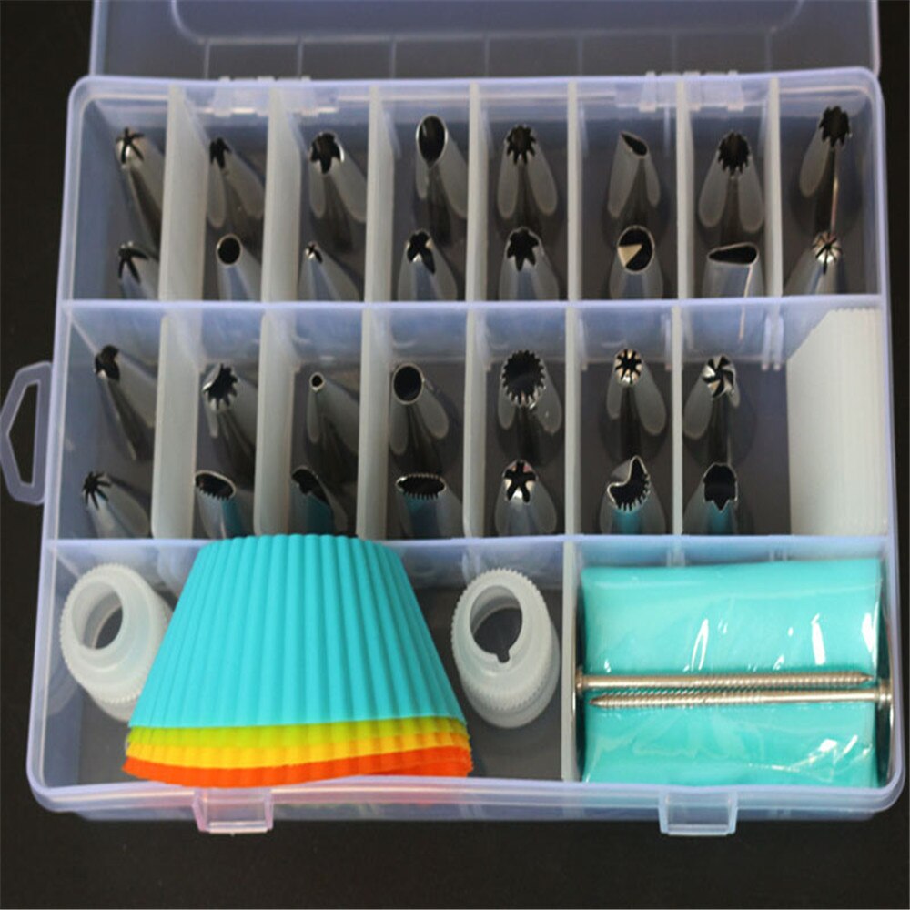 67 PCS Round Piping Tip Decorating Mouth Nozzle Pastry Tips Fondant Cake Decorating Sugarcraft Tool Pastry Tools Bakeware: C2022